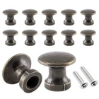 Uenhoy Pcs Mini Cabinet Knobs 1/2 Inch (12MM) Dia Bronze Drawer Hand.... Price: $12.57.