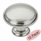 *10 Pack* Cosmas Cabinet Hardware Satin Nickel Knobs 5422SN 1-3/16" Dia. New. Price: $12.75.