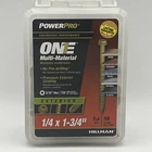 Hillman 116903 1-LB 56 Screws Multi-material 1/4 1-3/4" Star Hex Washer Head New. Price: $7.46.