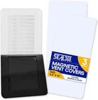 SEAL360 Magnetic Vent Covers (3-PACK), Pockets For Complete Seal, 9.5" X 12" (wh New. Price: $27.40.