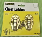 Vintage Stanley Chest Latches 80-1700 Cd 5365 Bright Brass Nos 2-PACK Usa Made New. Price: $11.35.