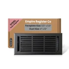 Empire Register Linear Design, Heavy Duty Floor Vent Covers, Metal Damper ... New. Price: $45.16.
