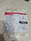 Rubbermaid 3D69-LW-WHT Fast Set Back With Drive Pin, Clips, White New. Price: $8.74.