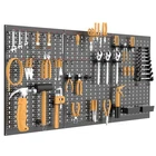 Walmann Metal Pegboard Wall Tool Organizer With 24X48 Inches, Black New. Price: $105.25.