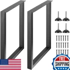 Vevor 28" Adjustable Square Steel Furniture Leg For Office Table, 1000LBS Cap. New. Price: $67.68.