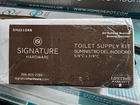 Signature Hardware Toilet Supply Kit New. Price: $32.00.
