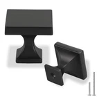 Homdiy 10 Pack Black Cabinet Knobs Square Dresser Drawer - Matte ... New. Price: $34.98.