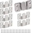 4 Pairs Flush Mount Bracket,interlocking Furniture Connector,stainless Steel Hea New. Price: $14.20.