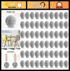 60 Precut Tennis Balls For Furniture Legs - Heavy Duty Floor Protectors, Gray New. Price: $93.99.