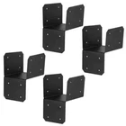 YIDU69Q Pcs Black Joist Anchor Connector Fit 4X4,4X6,4X8 Post 18 Ga New. Price: $35.99.