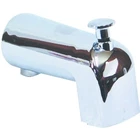 Us Hardware P-520C Bathtub Spout With Diverter, 1/2 In Connection, Fnpt, Plastic New. Price: $37.51.
