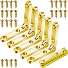 Hinzic 6 Pcs Small Hinges For Wooden Box 90 Degree Gold Wine Jewelry New. Price: $10.79.