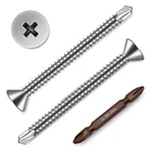 Mywish (150PCS) #8 X 2 Self Tapping Screws, Flat Phillips Head Sheet Metal Sc... New. Price: $22.79.