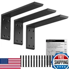 Leopo 12" Countertop Support Brackets Pack, 3/8" Thick Heavy Duty Standard Fro New. Price: $105.45.