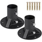 Insaga Chain Link Fence Pole Floor Flange, 2" Base Heavy Solid ... New. Price: $126.39.