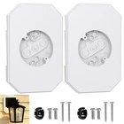 Pack Vinyl Mounting Blocks For 1/2 Inch Lap Double And 4 Siding... New. Price: $37.98.
