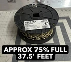 New 37.5' Ft Campbell Reel #3 Twist Link Coil Brass Plated Decorating Chain. Price: $38.24.