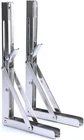 2PACK Heavy Duty Shelf Stainless Bench Table Folding Bracket Support 660LB/300KG New. Price: $25.99.