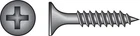 Hillman 39284 Black Hardened Steel Phillips Bugle Head Drywall Screw #6 X 1 In. New. Price: $8.54.