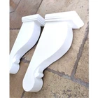 Cabinets Bay Corbels Bridgeport Shelf Brackets 3" X12 3/4"X6" Royal Cream Wood Used. Price: $170.00.