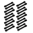 Uxcell 20PCS Horizontal Mounting Pcb Circuit Board Slot Guide Rail Black New. Price: $23.72.