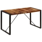 Vidaxl Solid Wood Dining Table 55.1X27.6X29.5 Industrial Style With Powder Co New. Price: $302.99.