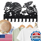 Mayjoydiy Space Planet Coat Rack Wall Mount Metal Rocket Cat Hooks For New. Price: $28.81.