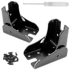 Lifcratms 2 Pack Folding Table Leg Brackets, Black Foldable New. Price: $13.14.