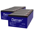 Mighty Max 12V 7AH Gel F1 Battery Replaces Ademco 25310 Alarm System - 8 Pack New. Price: $149.99.