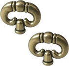 2 Pcs Antique Bronze Ring, Vintage Style Drawer Knob With Back Plate Ant.... Price: $14.44.