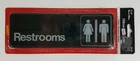 Nip Female Unisex Restroom 3X9 In Plastic Sign Self Adhesive Hillman 841758 New. Price: $8.49.