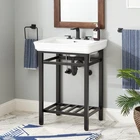 24'' Modern Console Legs Matte Black New. Price: $81.00.