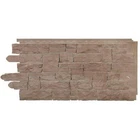 Novik Stacked Stone Siding 20.3" X 45" Sand Blend Seamless Joints 49.3-SQ-FT New. Price: $230.24.