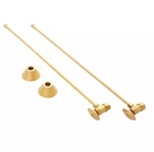 Signature Hardware Bathroom Supply Kit With 5/8" Od X 3/8" Angle Stop New. Price: $89.00.
