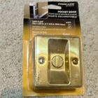 Prime-line 6771 Solid Brass Pocket Door Lock & Pull Fits 1-3/8 1-3/4 New. Price: $10.87.