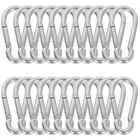 Certbuy 30PCS M6 Spring Snap Hook Stainless Steel Carabiner Clip Keychain 2.4... New. Price: $33.11.