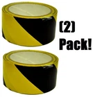 (2) Rolls Hanson 15045 2" X 54' Yellow & Black Striped Floor Aisle Safety Tape New. Price: $32.90.