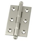 Deltana CH2517U15 2.5 X 1.68 In. Hinge With Ball Tips, Satin Nickel - Solid Bra New. Price: $38.88.