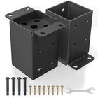 4X4 Post Base 2 Pcs, Heavy Duty Anchor With Anti-corrosive Partition, In... New. Price: $60.03.
