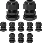 Bonsicoky 10 Pcs 1/2" Npt Nylon Cable Glands, IP68 Waterproof Adjustable Cord Gr New. Price: $14.39.