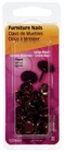 Hillman 122689 Brown Steel Round Head Furniture Nails 7/16 In. (pack Of 6) New. Price: $12.88.