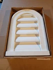 Fypon Gable Vent Louver CLV12X18 Arch Top Open. Price: $55.00.