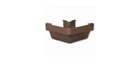 5 In. Traditional K-style Brown Vinyl Gutter Outside Miter New. Price: $11.29.
