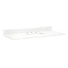 Signature Hardware BQ8330-U-49X22X3CM-8-RECT 49" 22" Quartz Vanity Top For Open. Price: $304.20.