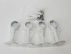 Mooche Closet Rod Diameter 1-INCH Brackets 4PCS Ceiling Mount Curtain New. Price: $14.25.