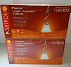 Lighting Portfolio Antique Brushed Nickel Finish Adjustable Pendant (new). Price: $24.85.