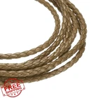 Uxcell Braided Leather Cord Taupe 4MM Round Jewelry Rope 2.19 Yds New. Price: $20.00.