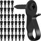 Higift 36 Pack Light Hanger Hooks, Black Stainless Steel Screw For Hangi New. Price: $30.21.
