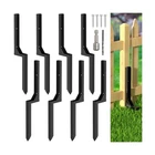 Fence Post Repair Kit, Heavy Duty Steel Anchor Ground Spike For Re... New. Price: $121.77.