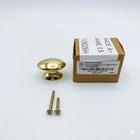 Signature Hardware Rennes Oval Cabinet Knob Solid Brass Polished New. Price: $11.39.